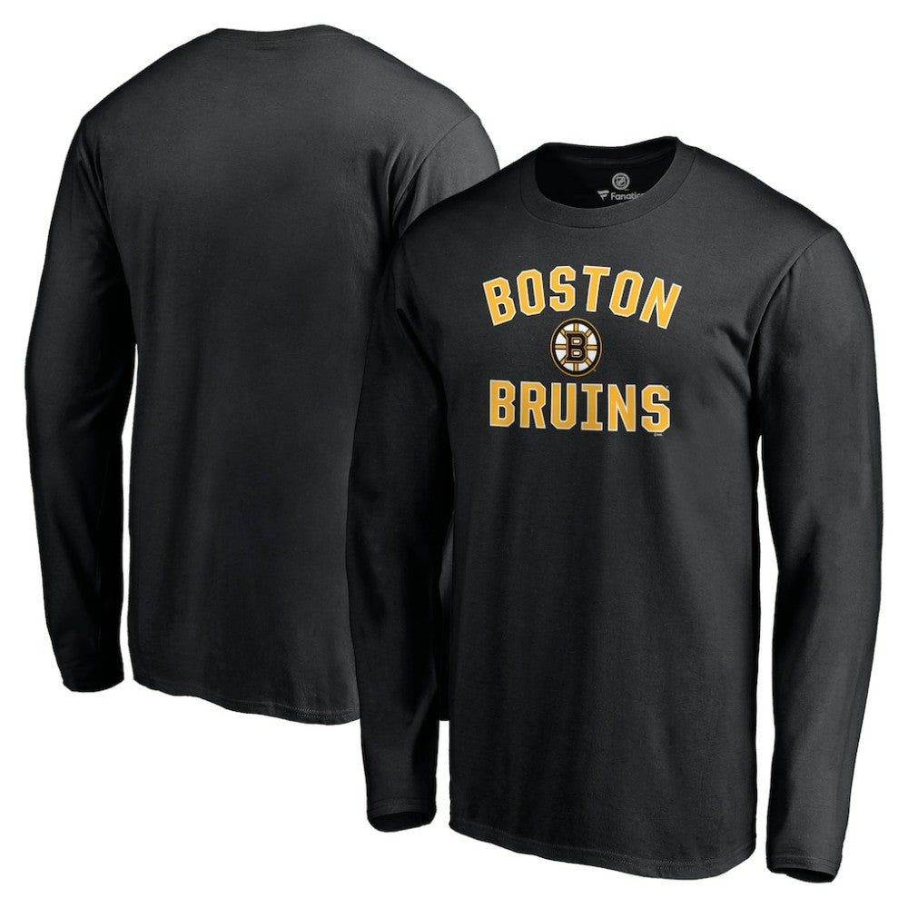 NHL Boston Bruins Victory Arch Long Sleeve T-Shirt - Black