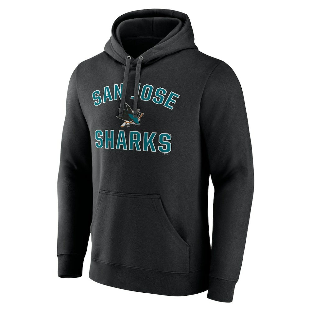 NHL San Jose Sharks Victory Arch Pullover Hoodie - Black