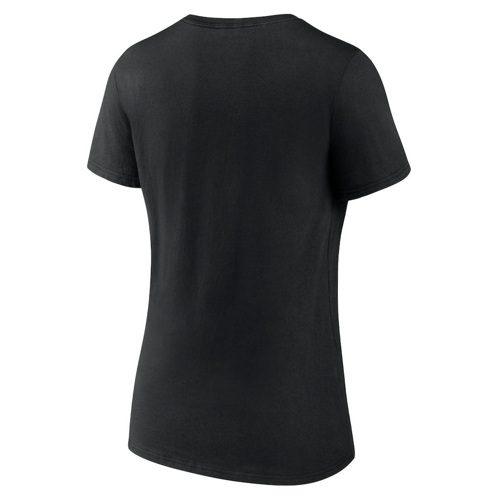Chicago Bulls Women's Alternate Logo V-Neck T-Shirt Black