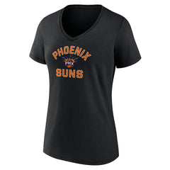 Phoenix Suns Women's Overtime Team V-Neck T-Shirt Black