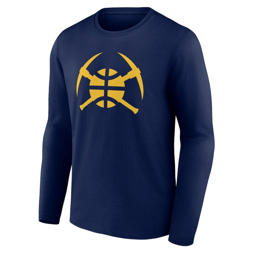 Denver Nuggets Alternate Logo Long Sleeve T-Shirt Navy