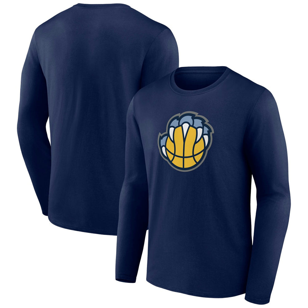 Memphis Grizzlies Alternate Logo Long Sleeve T-Shirt Navy