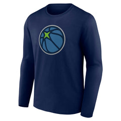 Minnesota Timberwolves Alternate Logo Long Sleeve T-Shirt Navy