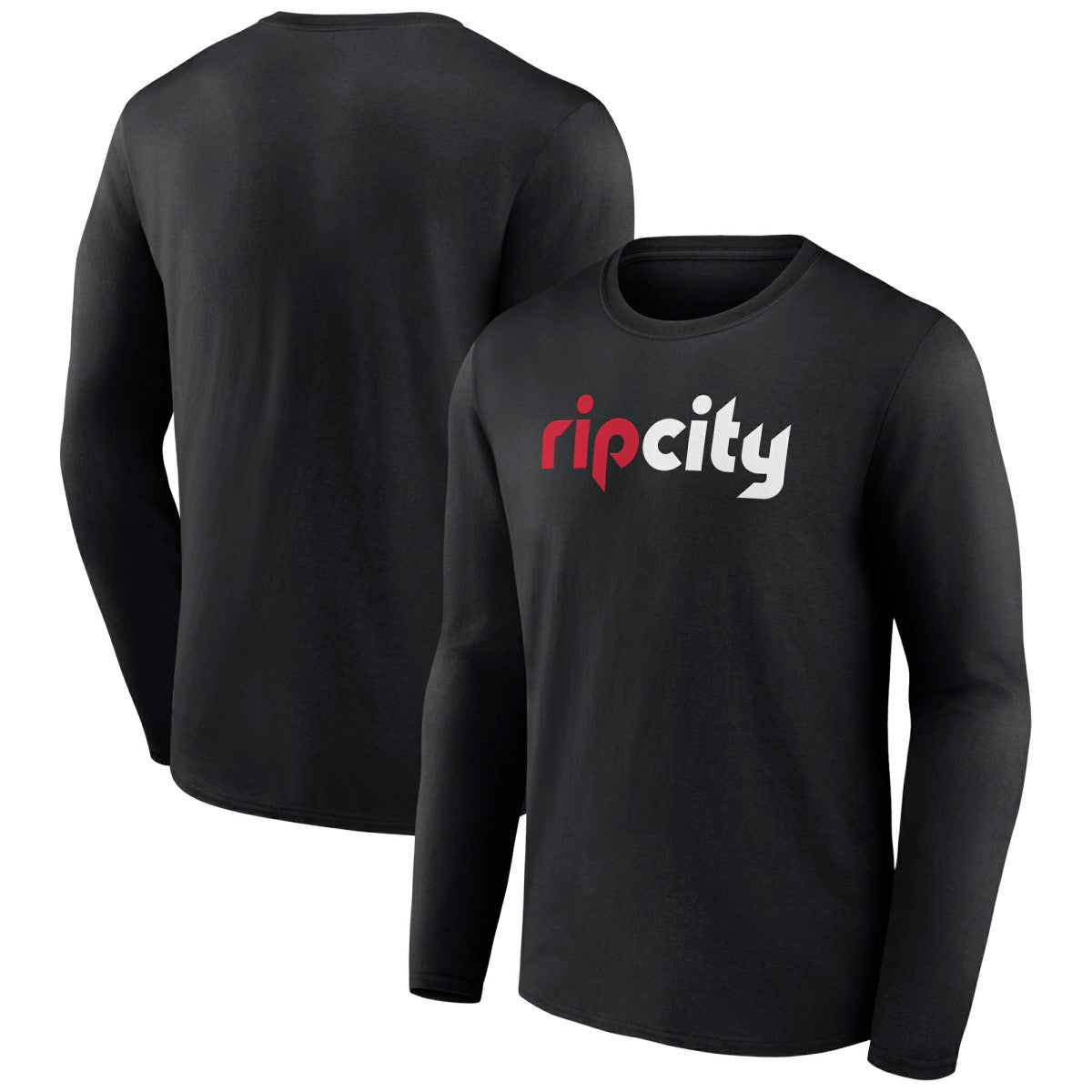 Portland Trail Blazers Alternate Logo Long Sleeve T-Shirt Black