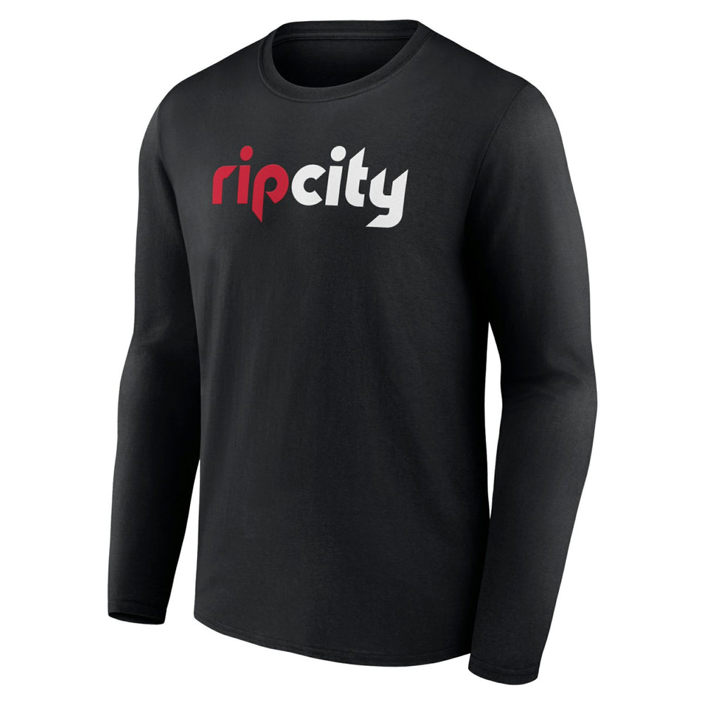 Portland Trail Blazers Alternate Logo Long Sleeve T-Shirt Black