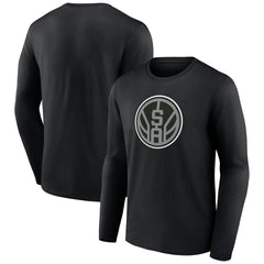 San Antonio Spurs Alternate Logo Long Sleeve T-Shirt Black