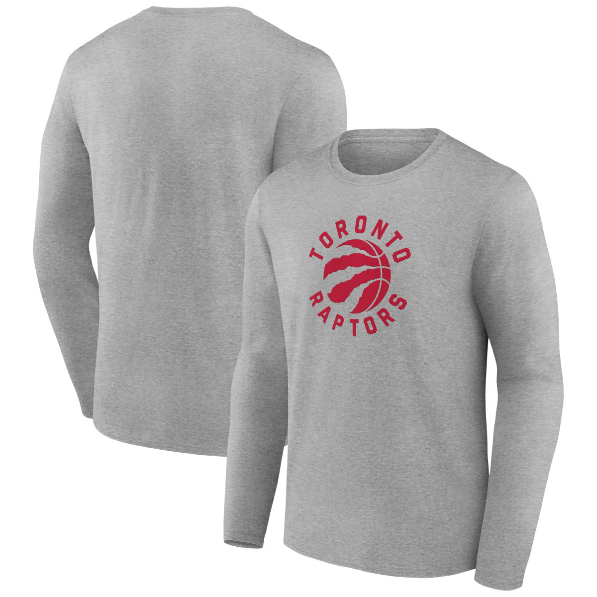 Toronto Raptors Alternate Logo Long Sleeve T-Shirt Gray