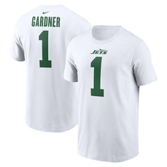 Ahmad Sauce Gardner New York Jets Legacy Player Name & Number T-Shirt White