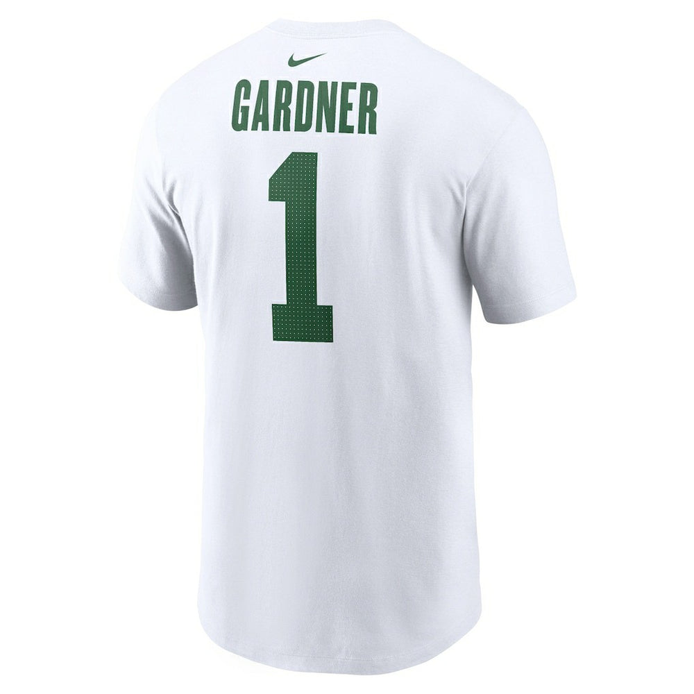 Ahmad Sauce Gardner New York Jets Legacy Player Name & Number T-Shirt White