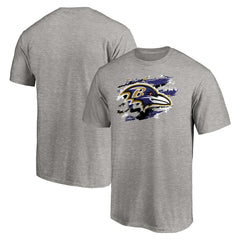 Baltimore Ravens True Color T-Shirt Heather Gray