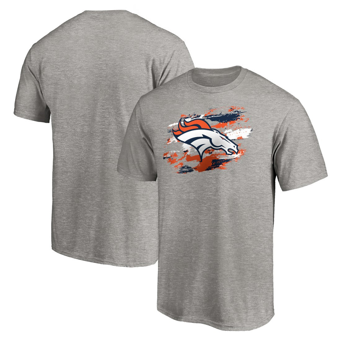 Denver Broncos True Color T-Shirt Heather Gray