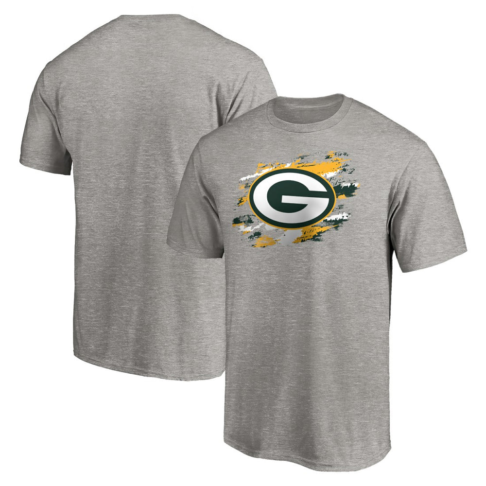 Green Bay Packers True Color T-Shirt Heather Gray