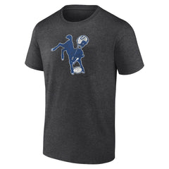 Indianapolis Colts Throwback Logo T-shirt Charcoal