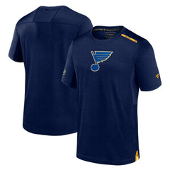 NHL St. Louis Blues Fanatics Authentic Pro Performance T-Shirt - Navy