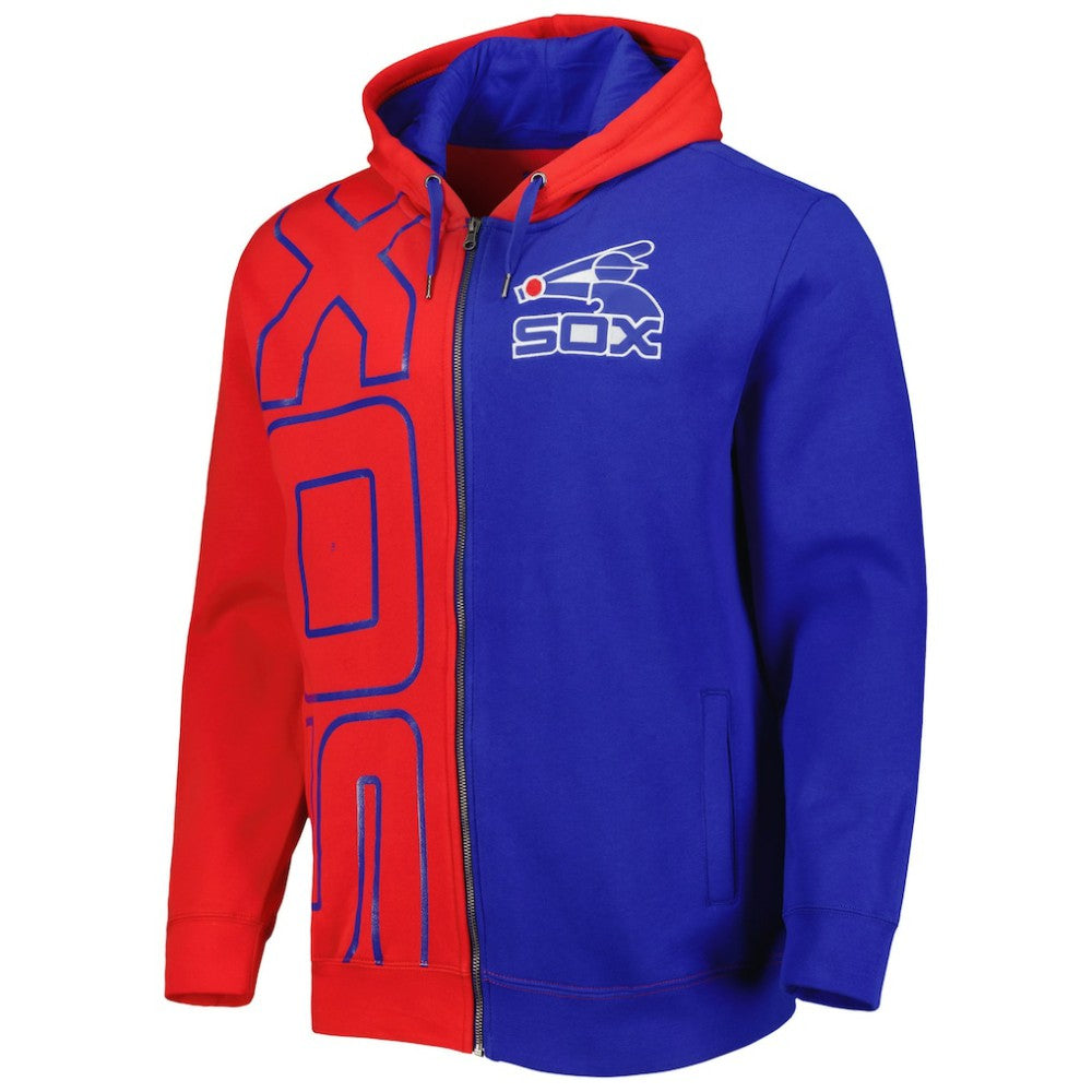 Chicago White Sox Mitchell & Ness Fleece Full-Zip Hoodie - Red/Navy Hoodies