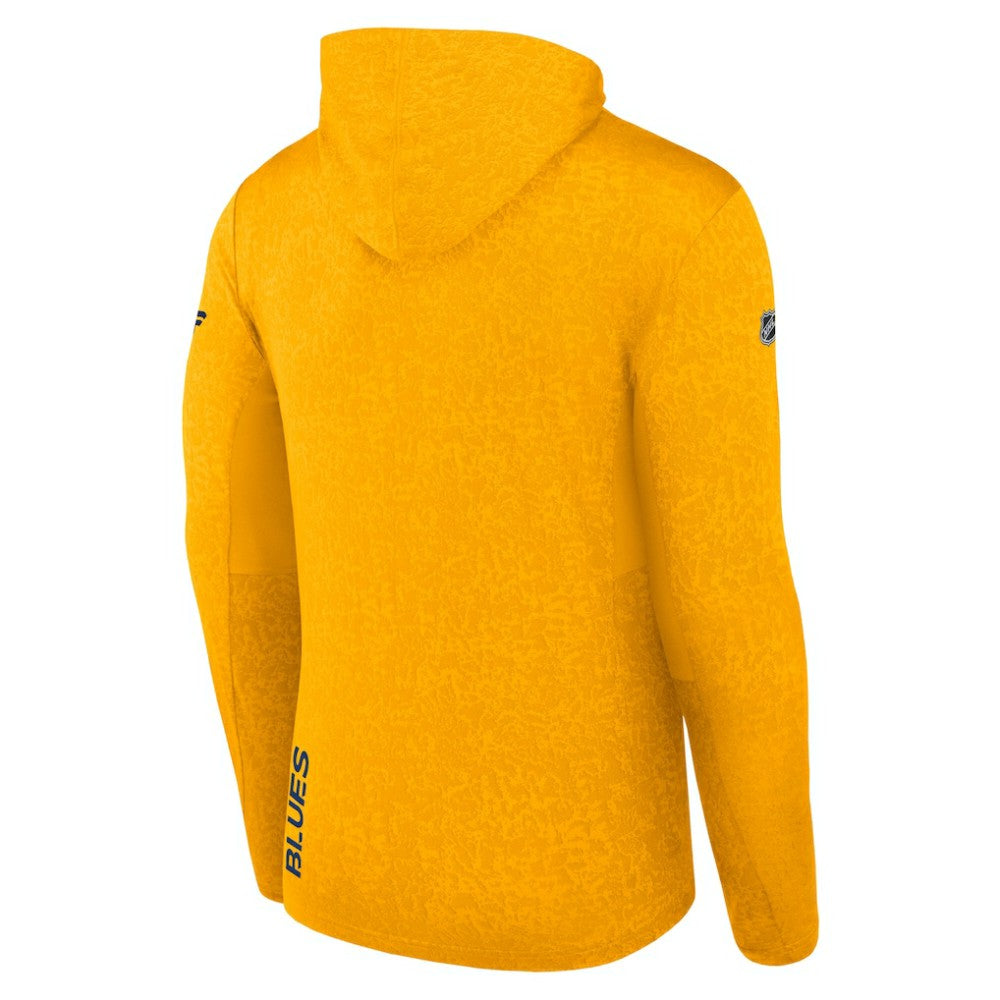 NHL St. Louis Blues Fanatics Authentic Pro Pullover Hoodie - Gold