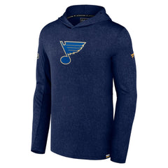 NHL St. Louis Blues Fanatics Authentic Pro Lightweight Pullover Hoodie - Navy