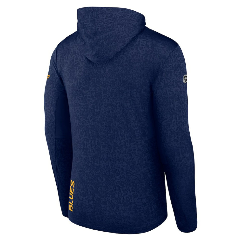 NHL St. Louis Blues Fanatics Authentic Pro Lightweight Pullover Hoodie - Navy