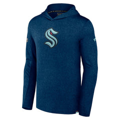 NHL Seattle Kraken Fanatics Authentic Pro Lightweight Pullover Hoodie - Deep Sea Blue