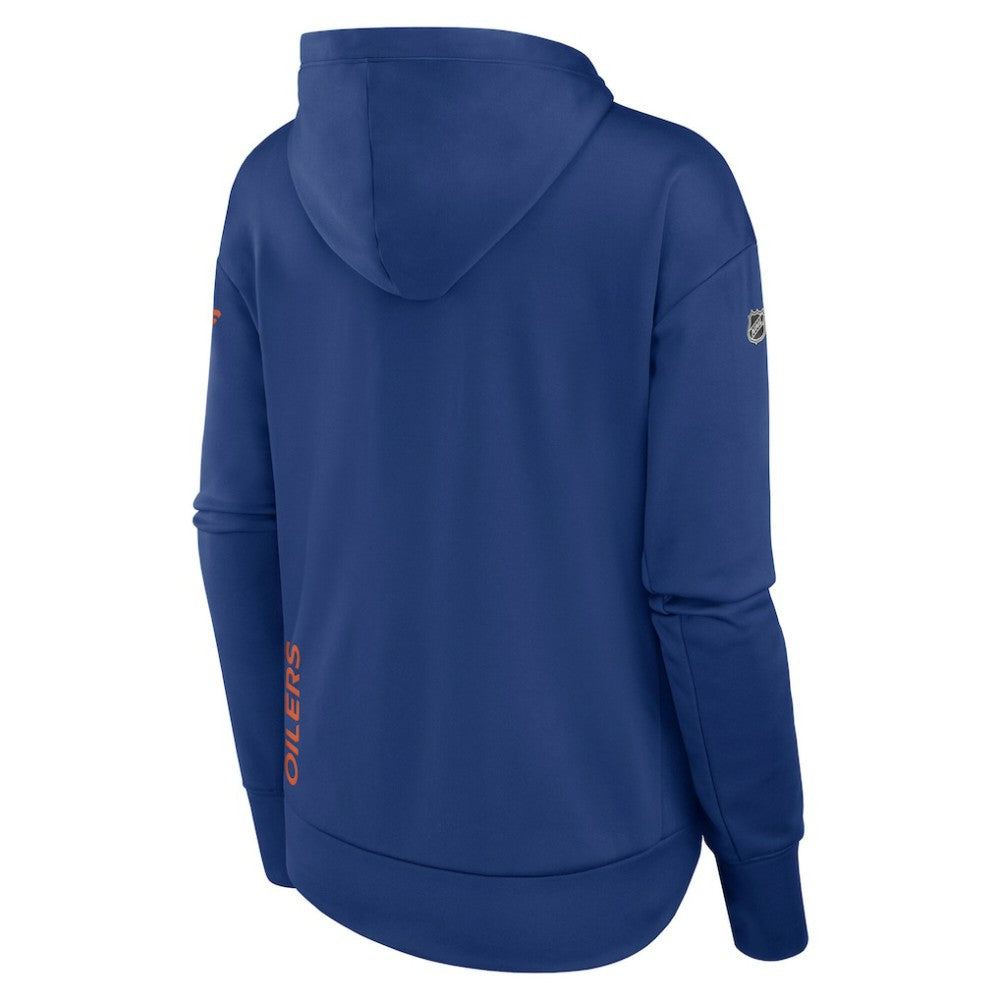 NHL Edmonton Oilers Fanatics Women's Authentic Pro Scuba Full-Zip Hoodie - Royal