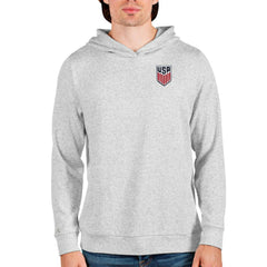 USMNT Antigua Absolute Pullover Hoodie Gray sale