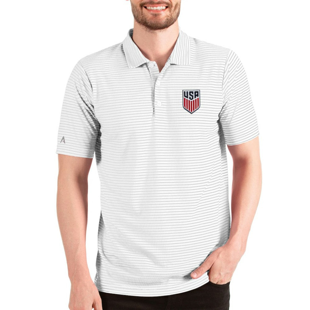 USMNT Antigua Esteem Big & Tall Polo White