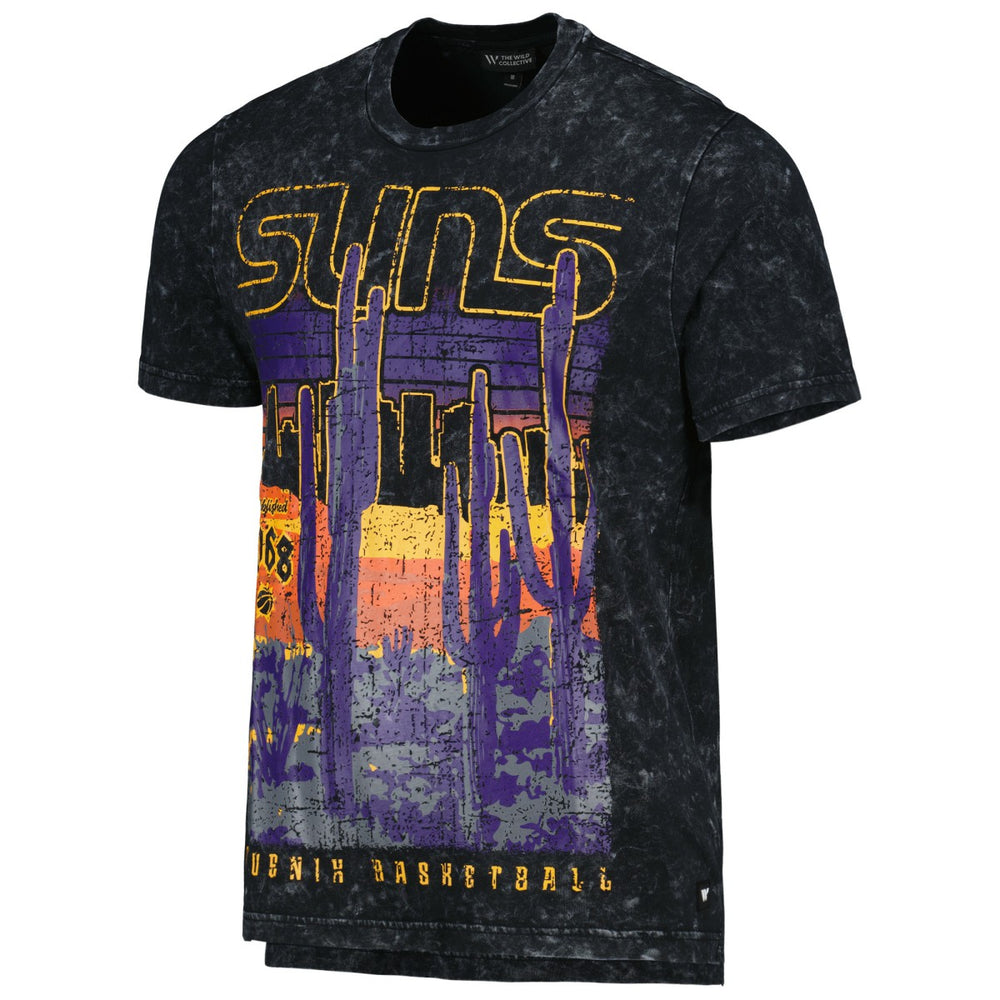 Phoenix Suns The Wild Collective Unisex Band T-Shirt Black/Purple