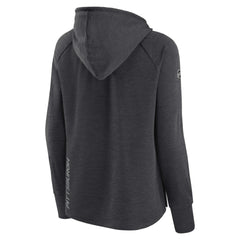 NHL Pittsburgh Penguins Fanatics Women's Authentic Pro Pullover Hoodie - Heather Charcoal