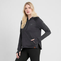NHL Philadelphia Flyers Fanatics Women's Authentic Pro Pullover Hoodie - Heather Charcoal