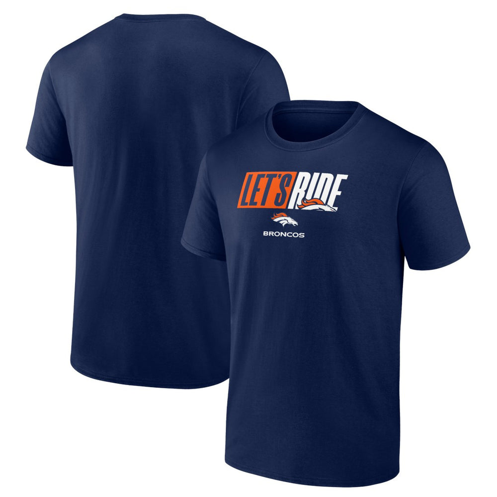Denver Broncos Let's Ride T-Shirt Navy