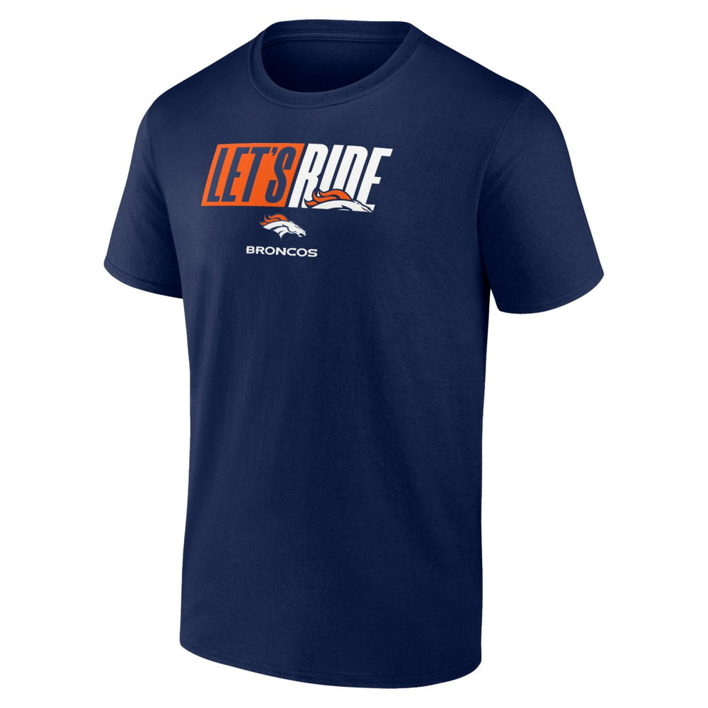 Denver Broncos Let's Ride T-Shirt Navy