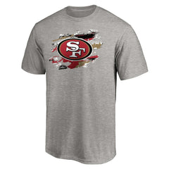 San Francisco 49ers True Color T-Shirt Heather Gray