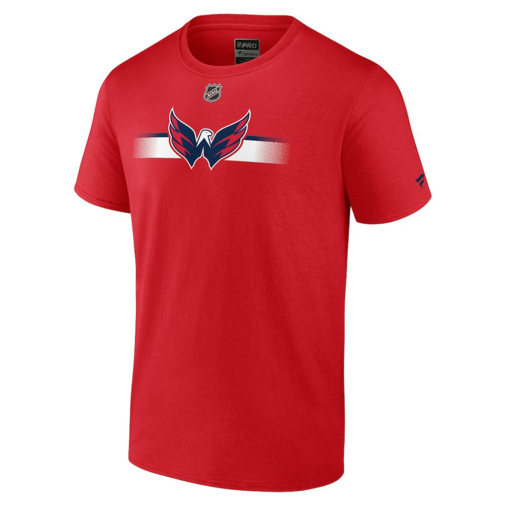 NHL Washington Capitals Fanatics Authentic Pro Secondary T-Shirt - Red