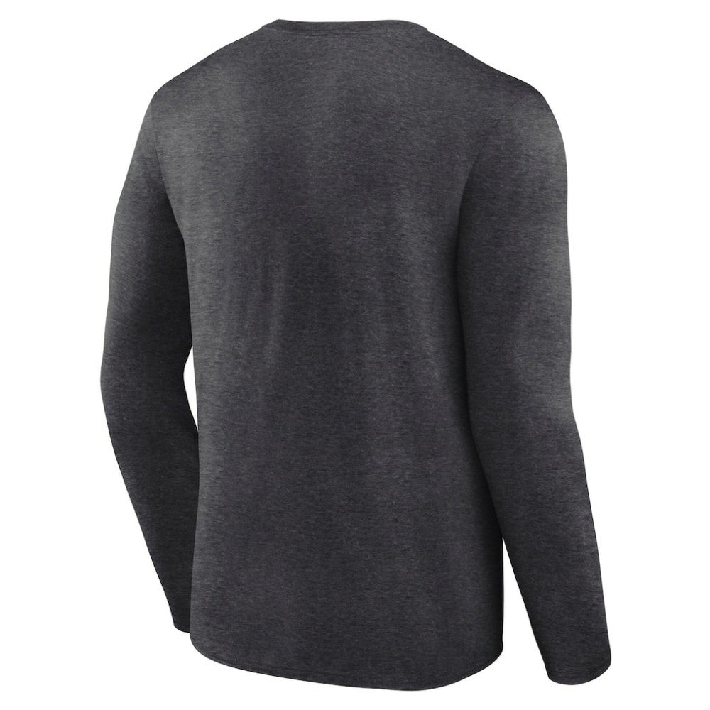 NHL Seattle Kraken Fanatics Authentic Pro Secondary Long Sleeve T-Shirt - Heather Charcoal