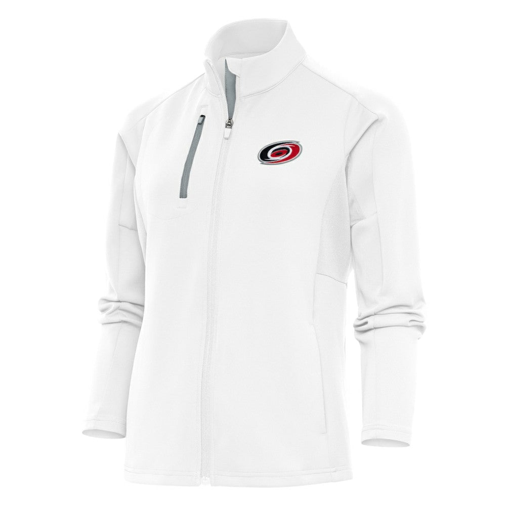 NHL Carolina Hurricanes Antigua Women's Team Logo Generation Full-Zip Jacket - White