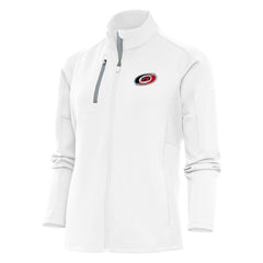 NHL Carolina Hurricanes Antigua Women's Team Logo Generation Full-Zip Jacket - White