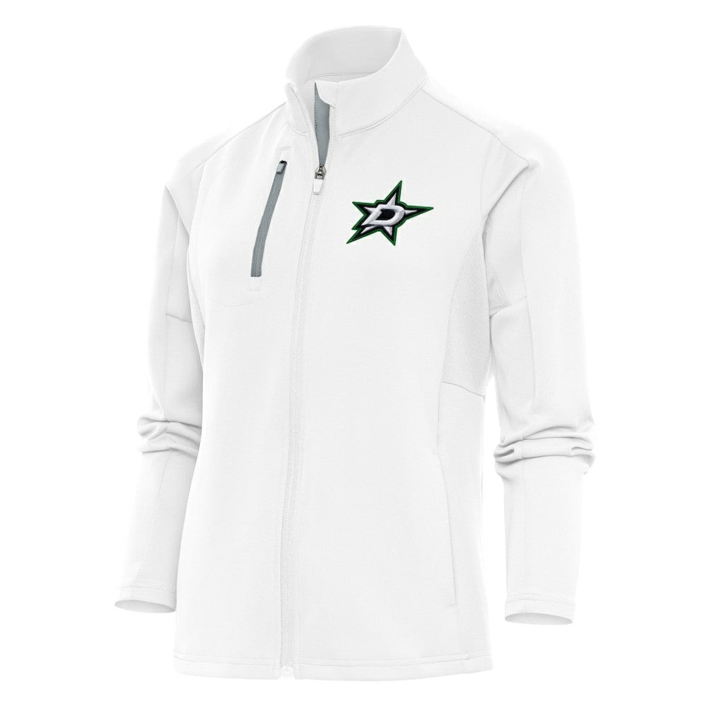 NHL Dallas Stars Antigua Women's Team Logo Generation Full-Zip Jacket - White