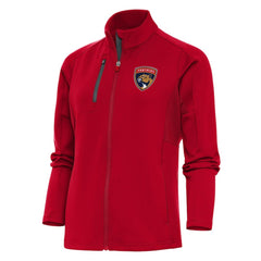 NHL Florida Panthers Antigua Women's Team Logo Generation Full-Zip Jacket - Red