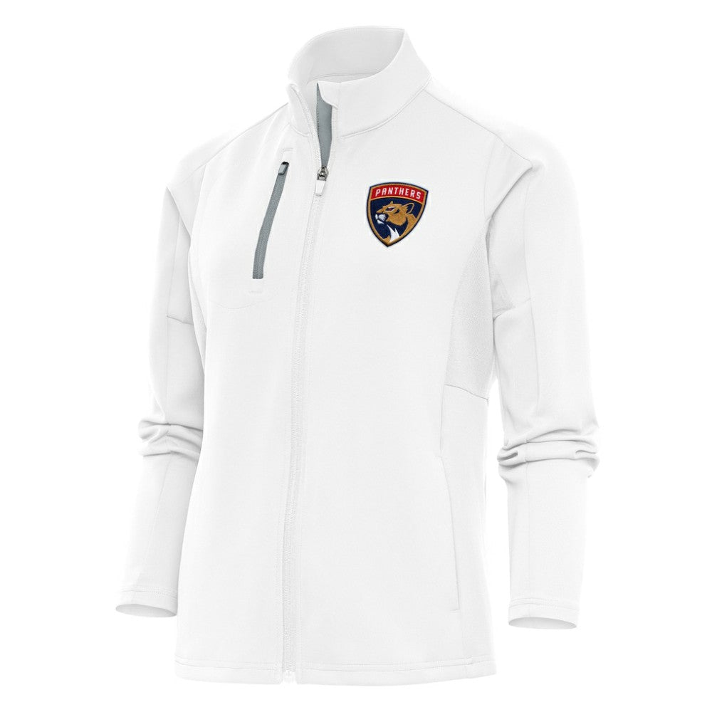 NHL Florida Panthers Antigua Women's Team Logo Generation Full-Zip Jacket - White