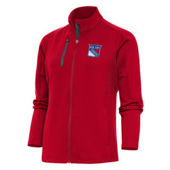 NHL New York Rangers Antigua Women's Team Logo Generation Full-Zip Jacket - Red