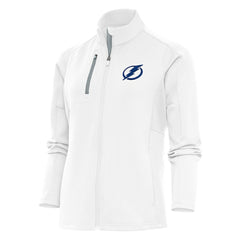 NHL Tampa Bay Lightning Antigua Women's Team Logo Generation Full-Zip Jacket - White