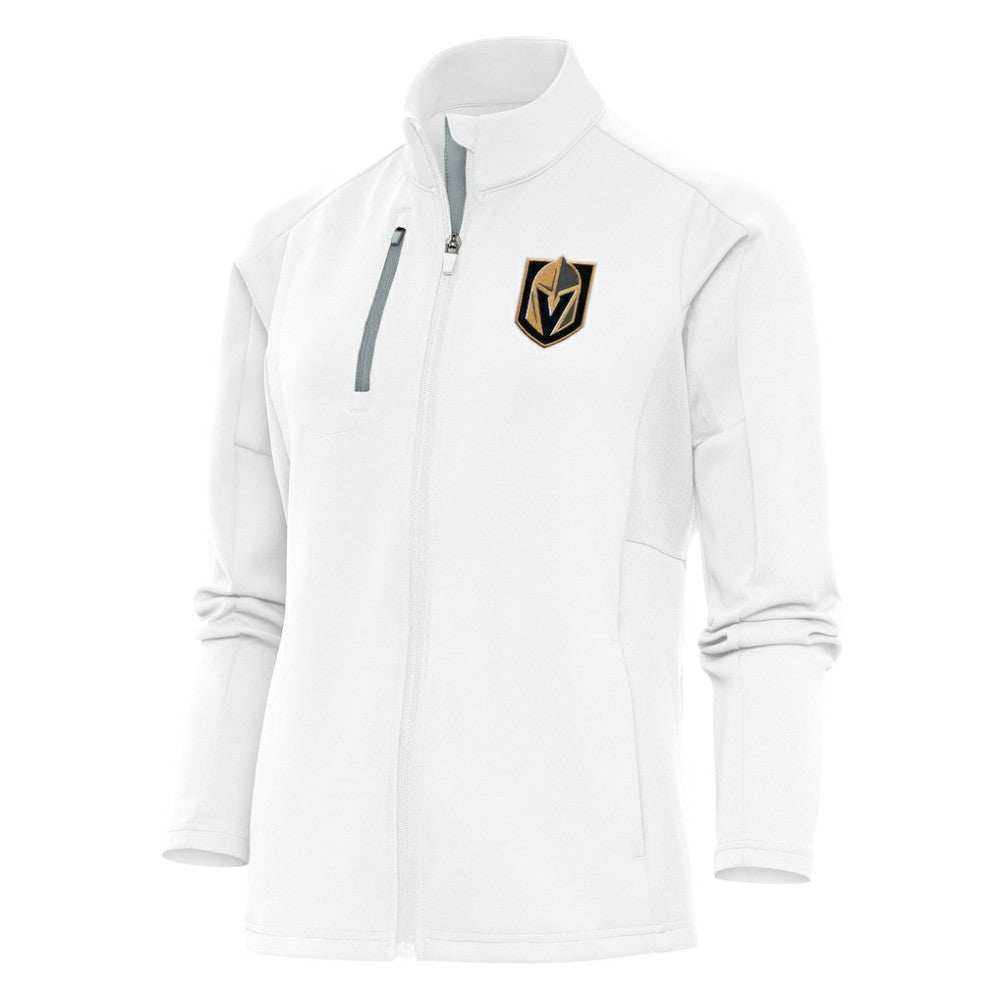 NHL Vegas Golden Knights Antigua Women's Team Logo Generation Full-Zip Jacket - White