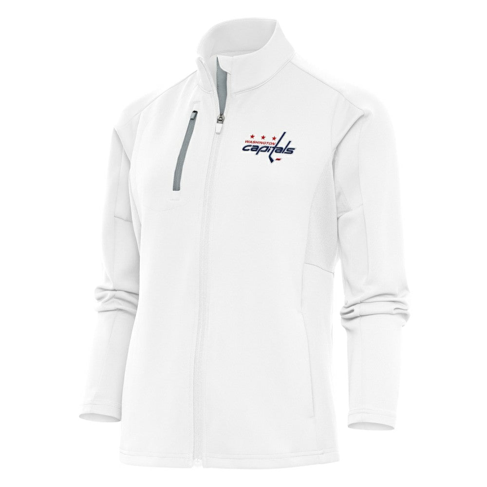 NHL Washington Capitals Antigua Women's Team Logo Generation Full-Zip Jacket - White
