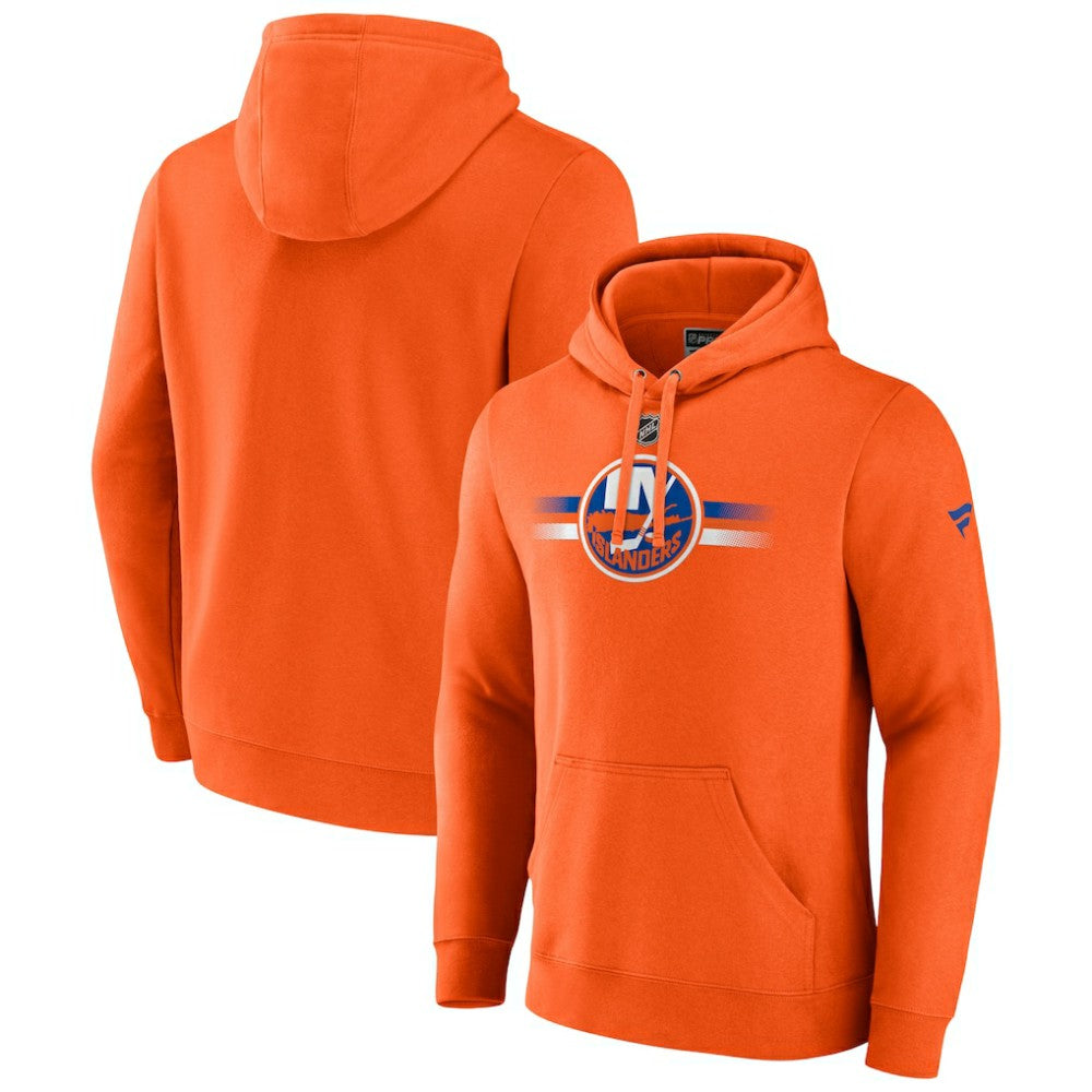 NHL New York Islanders Fanatics Authentic Pro Secondary Pullover Hoodie - Orange