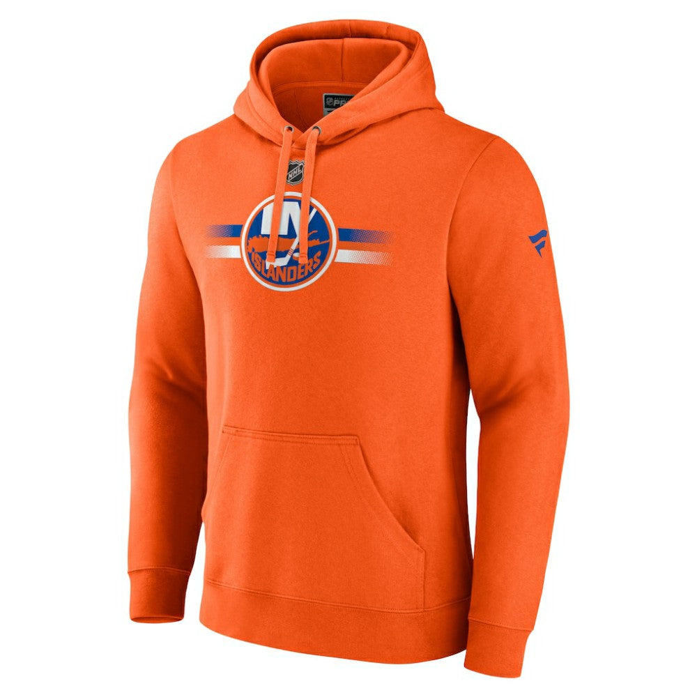NHL New York Islanders Fanatics Authentic Pro Secondary Pullover Hoodie - Orange