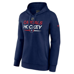 NHL Washington Capitals Fanatics Women's Authentic Pro Pullover Hoodie - Navy
