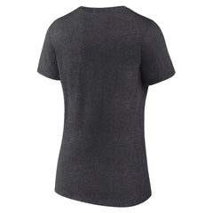 NHL Nashville Predators Fanatics Women's Authentic Pro Primary V-Neck T-Shirt - Heather Charcoal