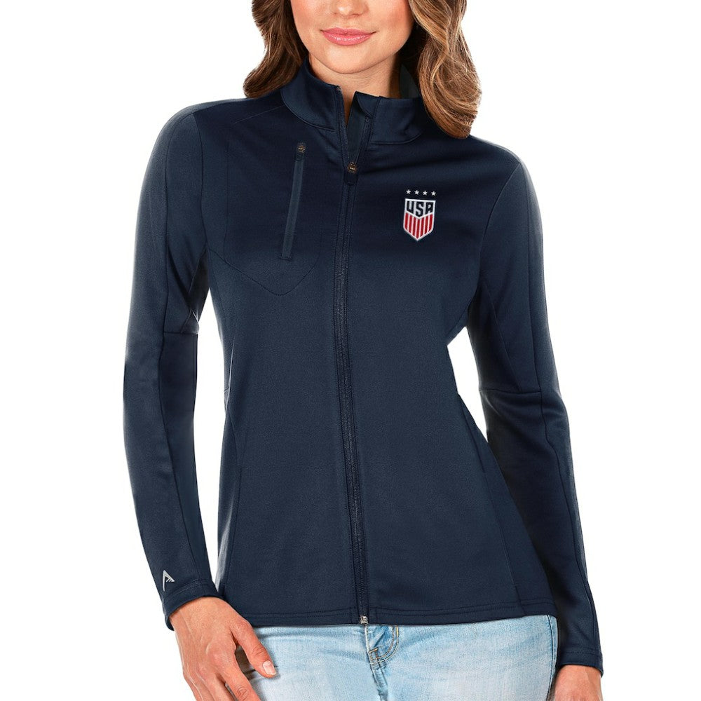 USWNT Antigua Women's Generation Full-Zip Jacket Navy sale