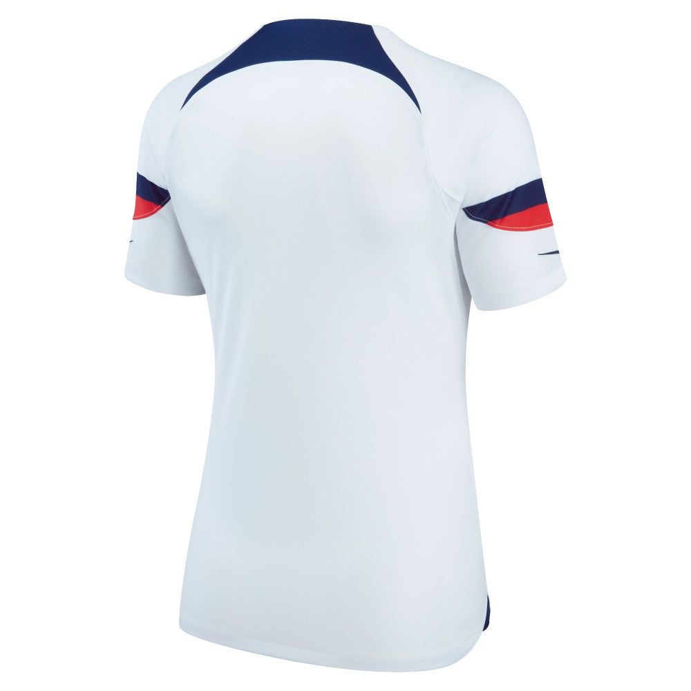 USMNT Women's 2022/23 Home Breathe Stadium Replica Blank Jersey White shop