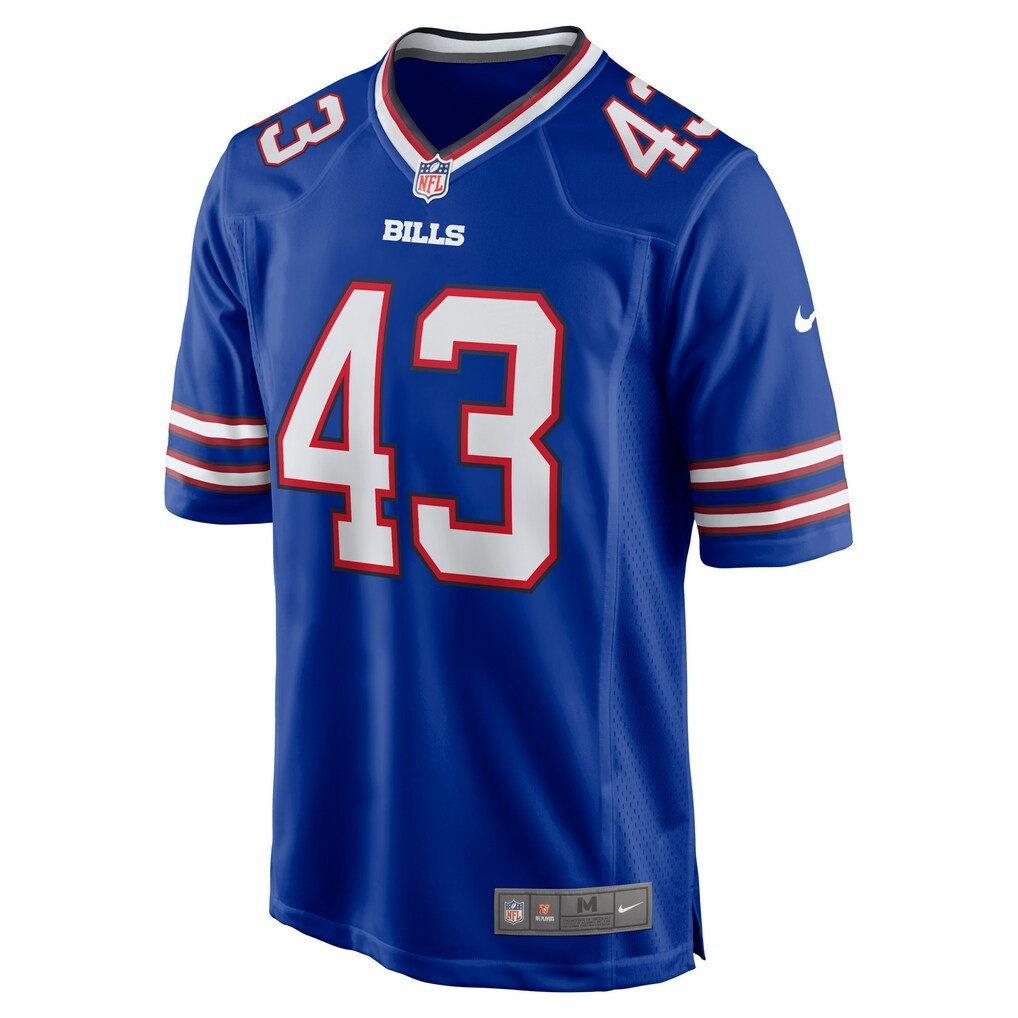 Terrel Bernard Buffalo Bills Game Player Jersey Royal